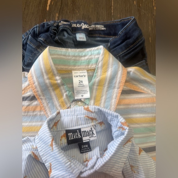 Lot/bundle of 4 boy’s toddler clothes shirts jeans pants size 2T - Picture 7 of 9